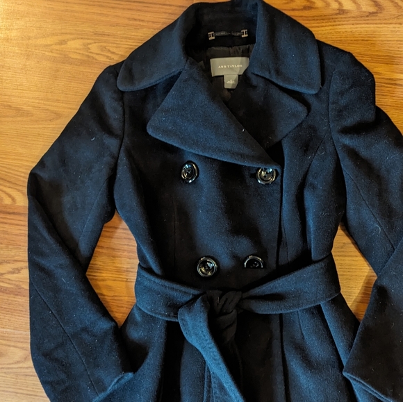 [Ann Taylor] 🖤 Trench Coat - Picture 2 of 7